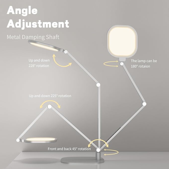 LitONES LED Desk Lamp for Home Office, Professional Eye-Caring Diffused Desk - Image 5