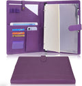 Wonderpool A4 PU Leather Portfolio Holder Ring File Document Case by Wonderpool
