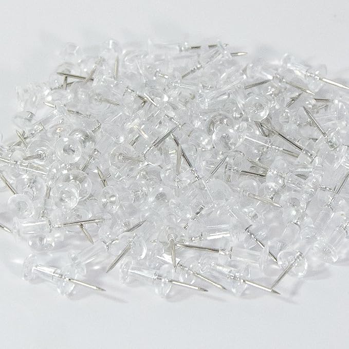 100 Pack Push Pins Tacks, Steel Point, Thumb Tacks - Image 4
