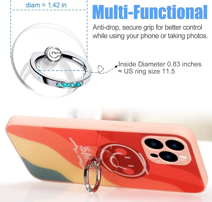 Transparent Phone Ring Holder Grip - Image 2