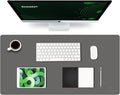 K KNODEL Large Office Leather Desk Mat, Mouse and Keyboard Pad, Computer and by K+KNODEL