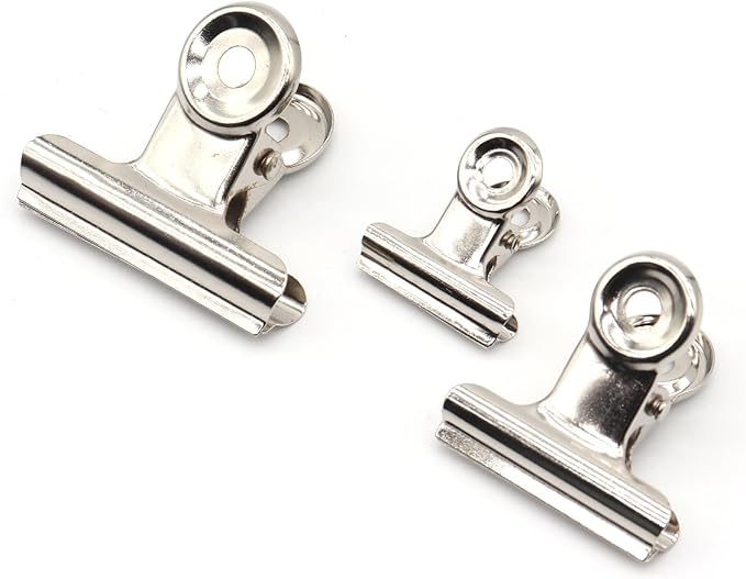 Sliver Bulldog Clips, Binder Paper Clips, School and Office - Image 3
