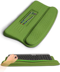 Ergonomic Wave Wrist Rest with Keyboard Stand, Cushioned Palm Rest, Comfortable by KUOSGM