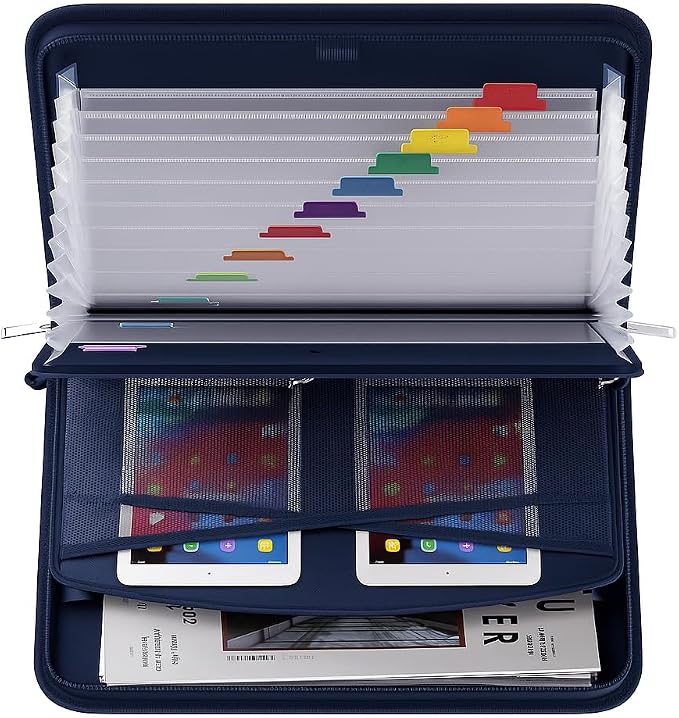 Fireproof & Waterproof Accordion File Organizer – Fireproof File Folder - Image 3