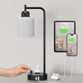Industrial Bedroom Table Lamps for Bedside by Innqoo