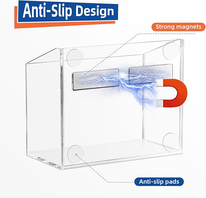 Simetufy Magnetic Pen Holder, Magnetic Dry Erase Marker Holder, magnetic pen - Image 4