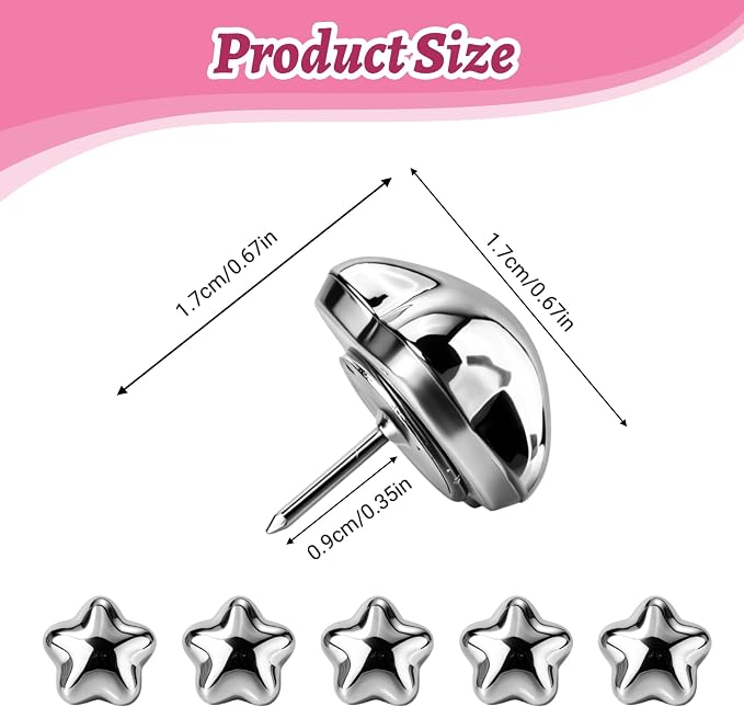 25 Pcs Decorative Thumb Tacks, Cute Decorative Push Pins - Image 2