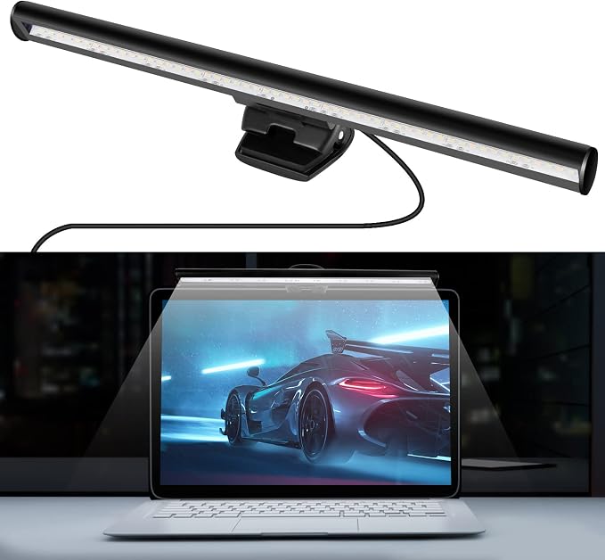 skybess Monitor Lamp Bar for Laptop, USB e-Reading LED Monitor Light Screenbar - Image 8