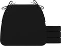 AAAAAcessories D-Shaped Chair Cushions, Machine-Washable Cover by AAAAAcessories