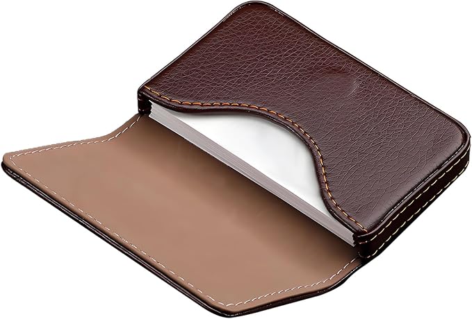 Business Card Holder PU Leather by Unknown