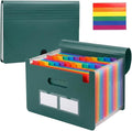 13 Pockets Accordion File Organizer, Portable Expanding File Folder by Respleiej