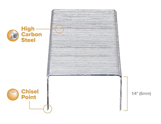 Bostitch Office Premium Standard Staples, 1/4" Standard Box - Image 2
