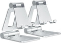 Nulaxy 2 Pack Dual Folding Cell Phone Stand, Fully Adjustable Foldable Desktop by Nulaxy