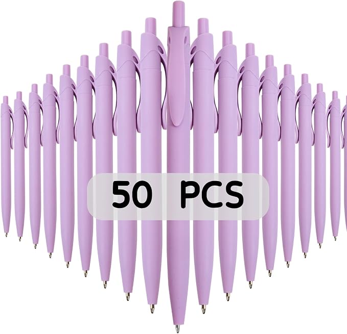 BallPoint Pens, 50 Pack, Bulk Pens, Click Pens by Wiaziert