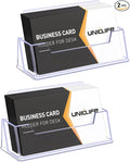Uniclife 2 Pack Acrylic Business Card Holder by UnicLife