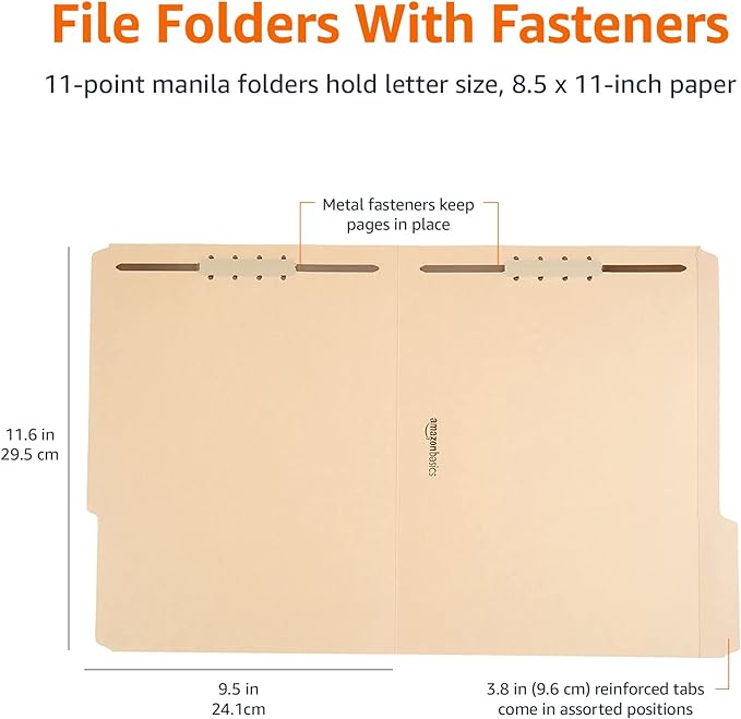 Amazon Basics Manila File Folders - Image 6