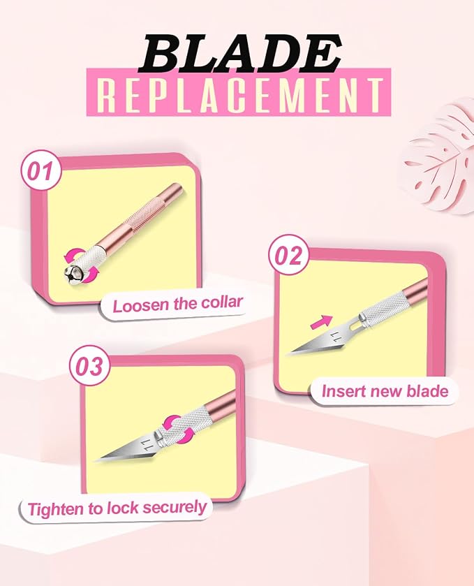 DIYSELF 1 Pcs Craft Hobby Knife Exacto Knife - Image 6