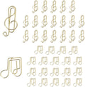 OWLFAVO Clef and Note Shape 40pcs Paper Clips by OWLFAVO