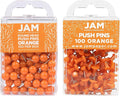 JAM PAPER Colorful Push Pins by JAMPaper
