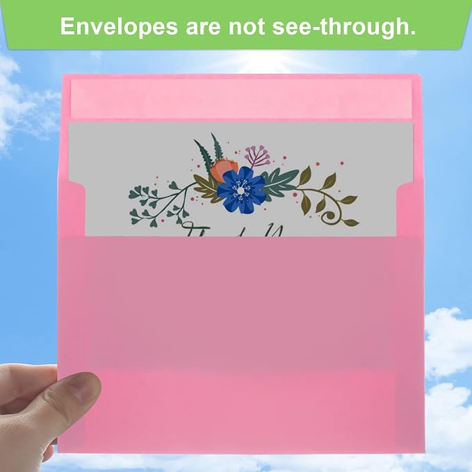 50 Packs 5x7 Envelopes, A7 5x7 Envelopes - Image 4