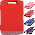 SFLHHDM Clipboard with Storage, Clip Boards 8.5x11, Plastic Clipboards with Pen by SFLHHDM