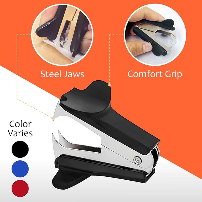 Ultimate Stationery Staple Remover Tool 3 PK Staple Puller Pinch Jaw - Image 2