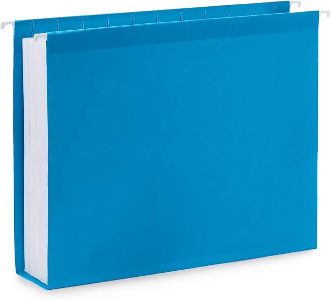 Blue Summit Supplies 25 Extra Capacity Hanging File Folders, Letter Size - Image 7