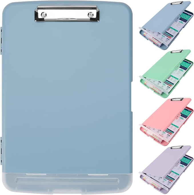 SFLHHDM Clipboard with Storage, Storage Clipboard with Pen Holder, A4 Binder by SFLHHDM
