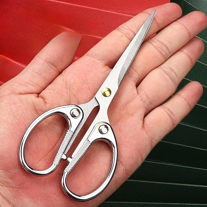 5" All Stainless Steel Office Scissors, Ultra Sharp Blade Shears, Sturdy Sharp - Image 6