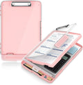 Clipboard with Storage and Pen Holder, Heavy Duty with Dual Compartment by ORGANIZEEASYWORKSTEADY