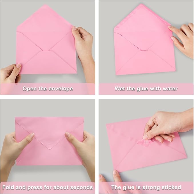 50 Pack A7 Envelopes, 5.24 x 7.24 in Envelopes - Image 6