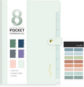 Sooez Elegant Accordion File Organizer, 8 Pocket Expanding File Folders by Sooez