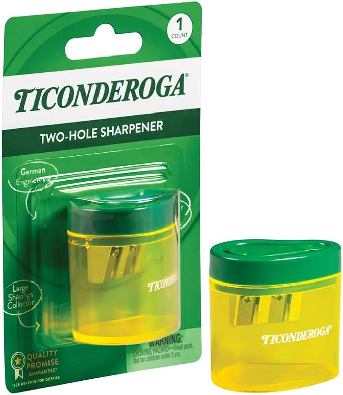 Ticonderoga Two-Hole Manual Pencil Sharpener - Image 4