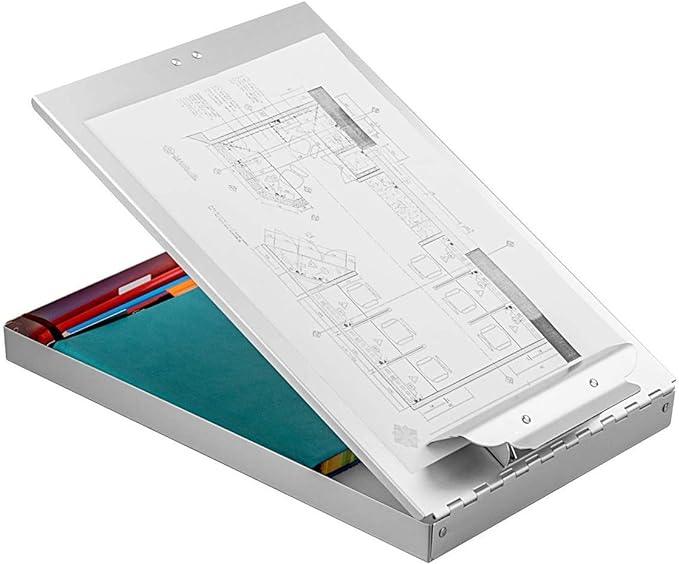 ZCZN Recycled Aluminum Storage Clipboard, Clipboard Box, Form Holder, Suitable - Image 5