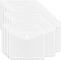 EOOUT 30Pcs Binder Folders, Binder Pockets, 11 Holes Clear Binder Organizer by EOOUT