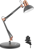 LEPOWER Metal Desk Lamp, Adjustable Goose Neck Architect Table Lamp by LEPOWER