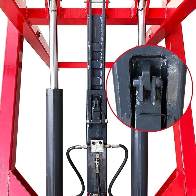 X66 6000 LbsPortable Car Lift Scissor Lift, 48 Inch Lifting Height Adjustable - Image 6