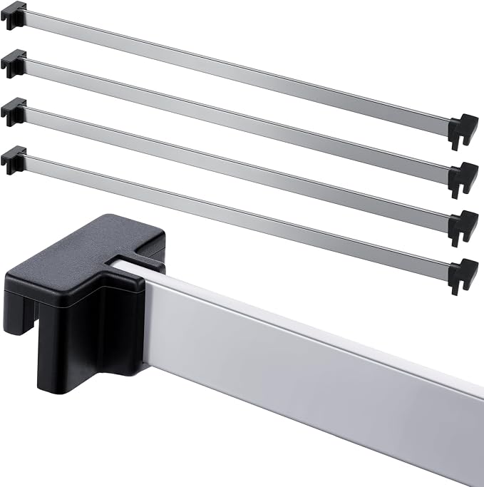 Epakh 12 Pcs Metal Adjustable File Cabinet Rails Set Include 8 Hanging Divider by Epakh