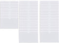 50pcs Self-Adhesive Business Card Protecror, Waterproof Clear Adhesive Label by OwlFocus