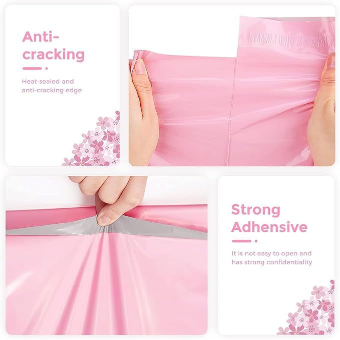 Metronic Poly Mailers 12x15.5 100 Pack, Strong Adhesive Shipping Envelopes - Image 2