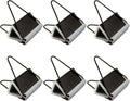 2.2 inch Binder Clip with Soft Silicone Pad Alloy Steel Bulldog Foldback Clips by Unknown