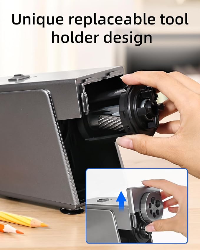 ZMOL Electric Pencil Sharpener for Classroom, Heavy Duty Automatic Sharpener - Image 7