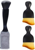 3 PCS Car Interior Detail Dust Brush, Soft Car Interior Detailing Kit Tools by Yungeln