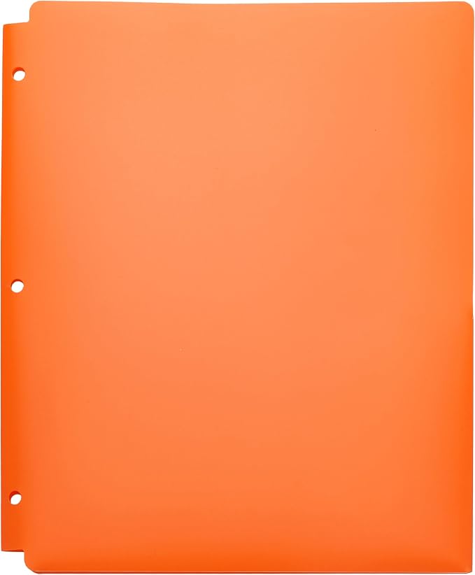 Amazon Basics Plastic 3-Hole Punch File Folders - Image 6