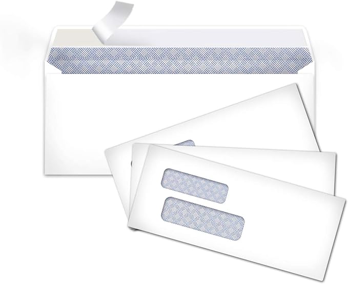 Amazon Basics #9 Security Tinted Double Window Envelopes by AmazonBasics