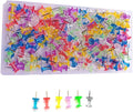 200pcs Push Pins, Bulletin Board Thumb Tacks by HeGangLy