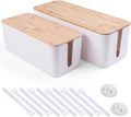 2 Pack Cable Management Box by Tuwechen