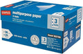 Staples 8.5" x 11" 3-Hole Punch Multipurpose Paper, 20 lbs., 96 Brightness by Staples
