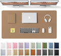 YSAGi Leather Desk Protector, Office Mat, Large Mouse Mat, Non-Slip PU Leather by YSAGi