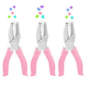 UCEC 3 Pack Hole Punch Shapes, Single Hole Punch, Mini Hole Puncher by UCEC